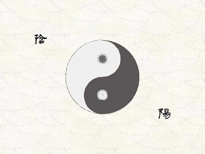 陰陽の図
